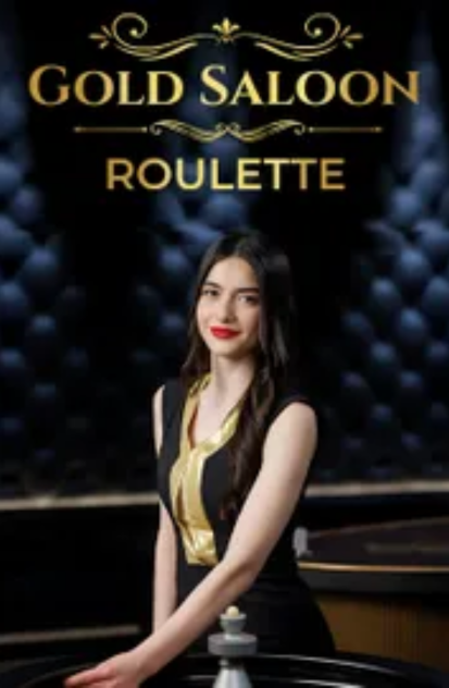 Gold Saloon Roulette live casino game